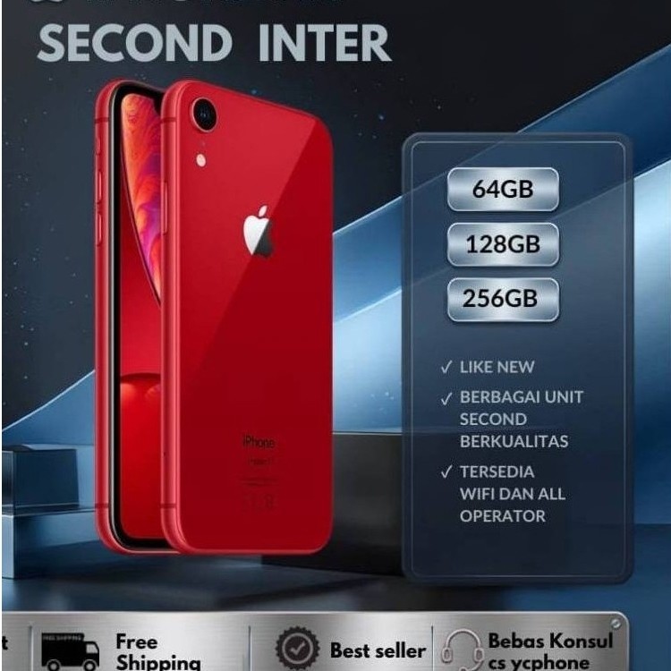 IP XR 64GB/128GB/256GB SECOND INTER ORIGINAL