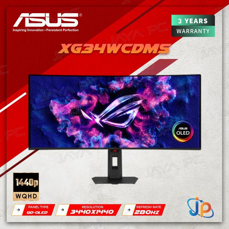 Monitor ASUS LED ROG Strix XG34WCDMS QD-OLED - Curver WQHD 34" Inch