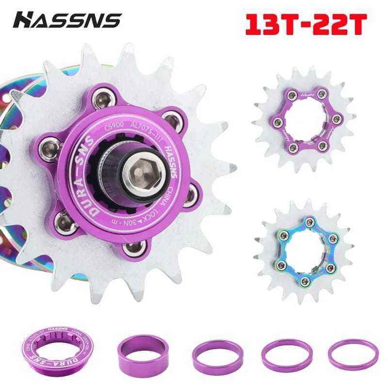 Foto Hassns COG Gear Sproket Single Speed 14T 16T 17T 18T Tipe HG Slup Sepeda BMX MTB Fixie