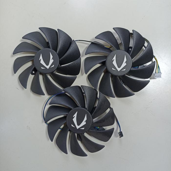 Kipas VGA GPU Fan Zotac Trinity AMP RTX 3070Ti 3080 3080Ti 3090 3090Ti