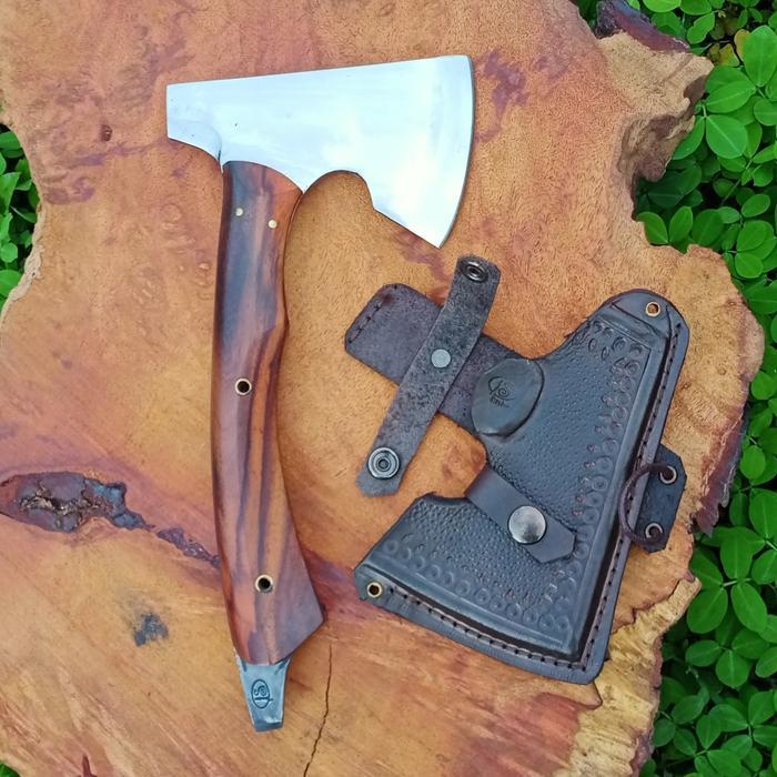 kampak kayu tulang bushcraft survival kit camping