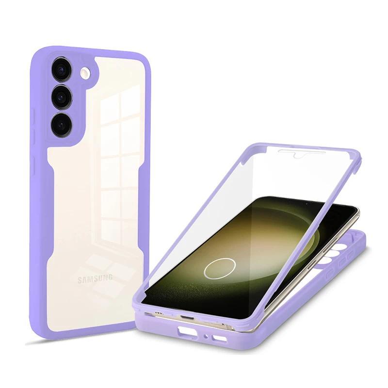 360 Full Body Screen Protector Transparent Case For Samsung Galaxy S23Ultra S22Plus S21FE A71 A51 A5