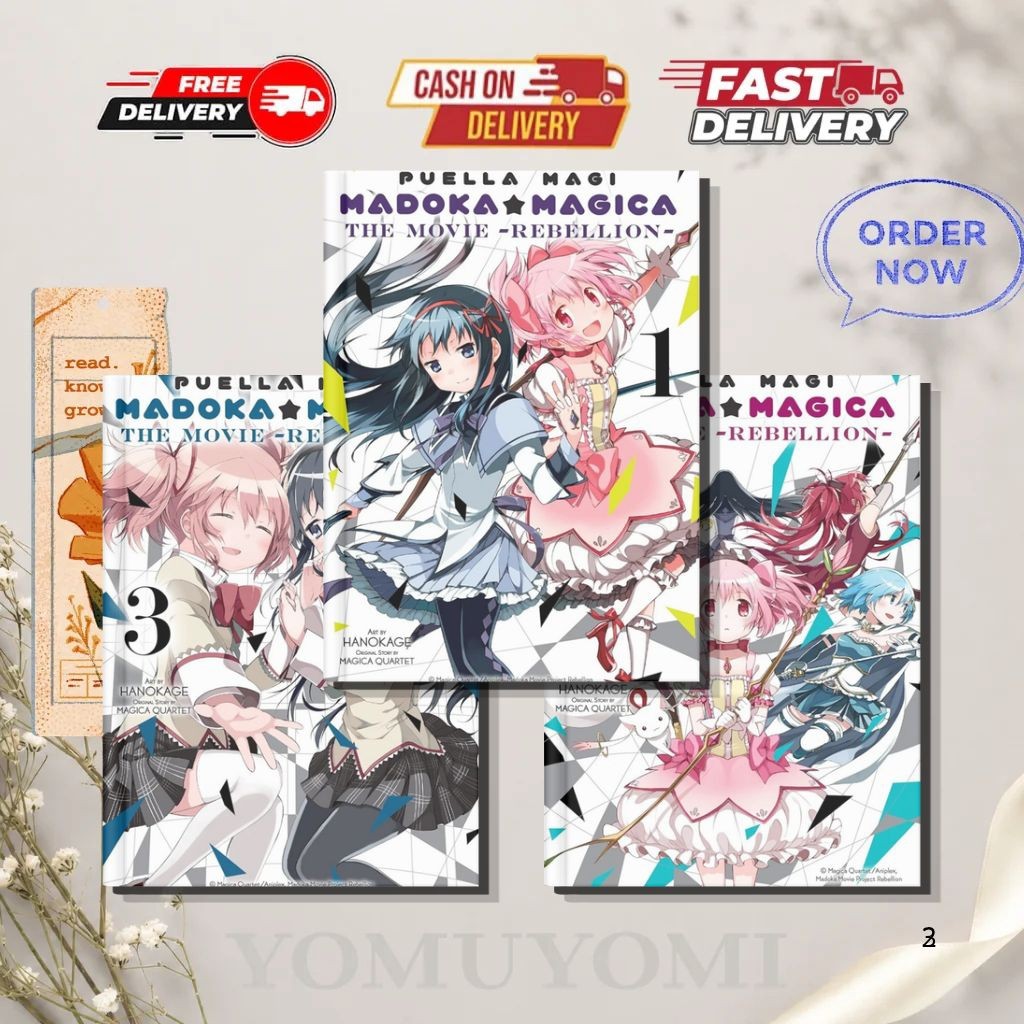 Puella Magi Madoka Magica: The Movie -Rebellion-, Vol. 1-3(manga) by Magica Quartet (english)