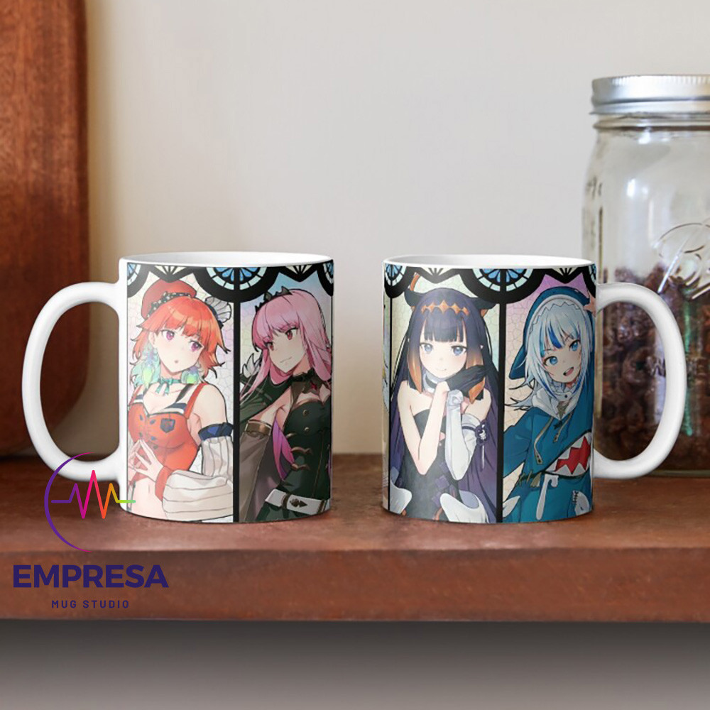 The Myth  Hololive English Ceramic Water Gift Coffee Mug