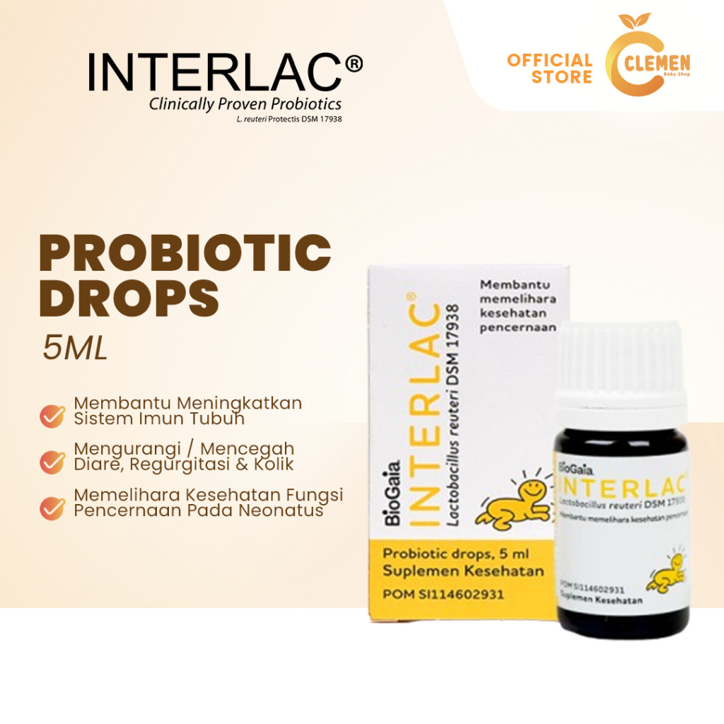 Interlac Probiotic Drops Untuk Bayi Dan Anak