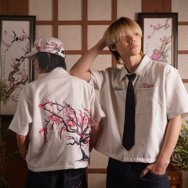 [BEST SELLER] Hishiro’s Hakuji Button Up | Kemeja Boxy Sakura