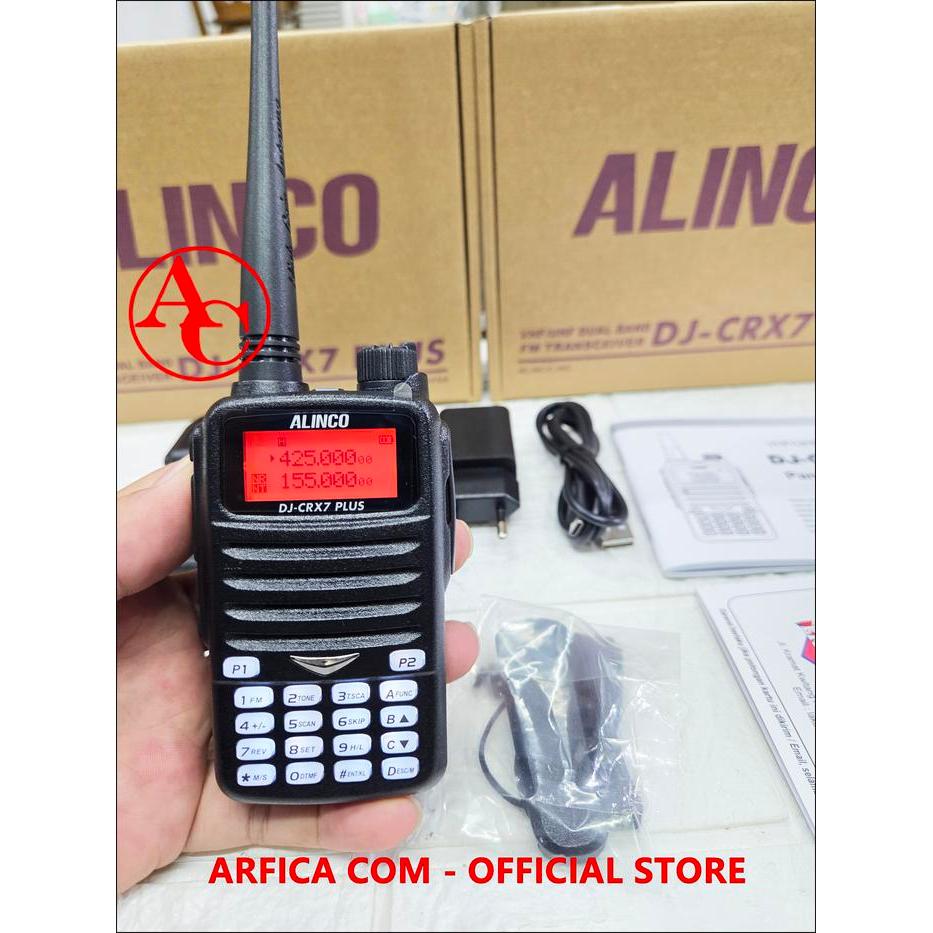 HT ALINCO DJ-CRX7 PLUS DUALBAND - HT ALINCO DJ CRX 7 VHF / UHF ORIGINAL PLUS HT ALINCO DJ CRX7 PLUS 