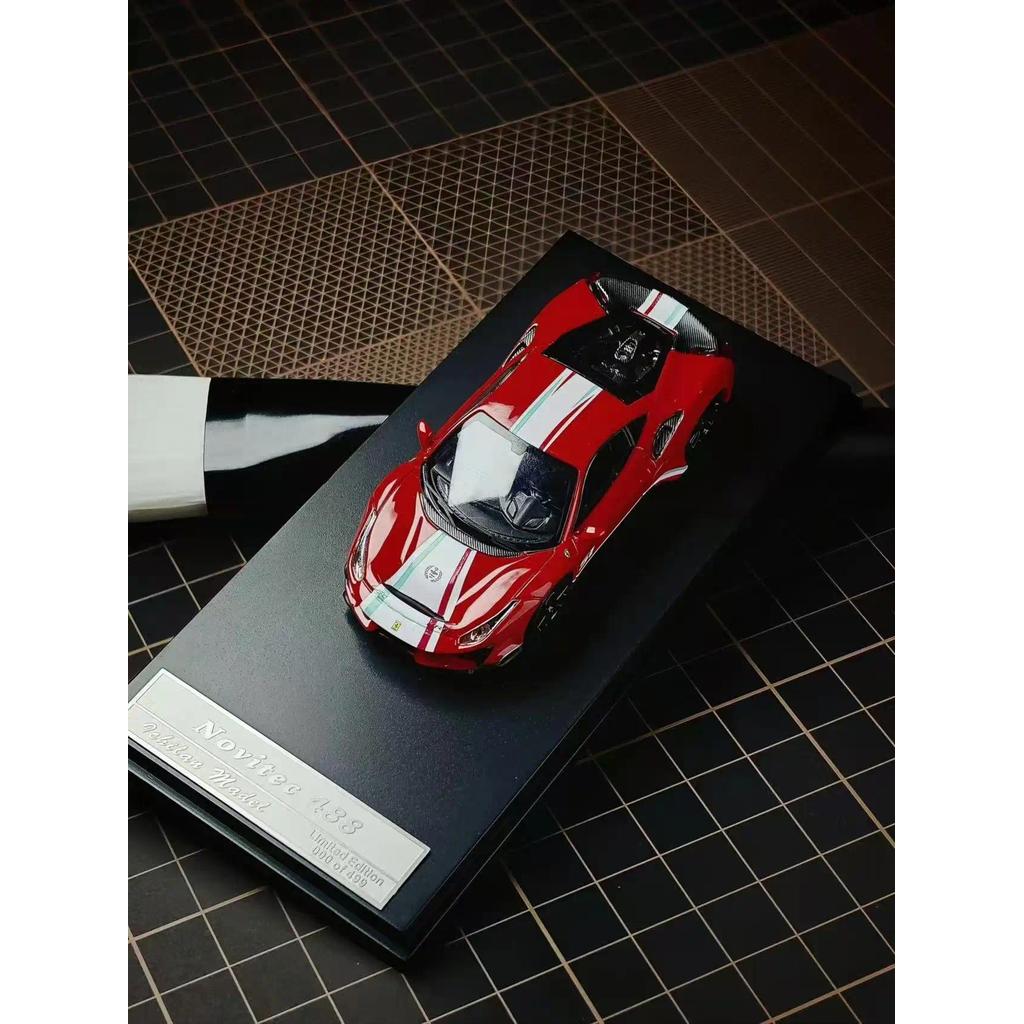 Stance Hunters 1/64 diecast Novitec 488 Pista model collect alloy car