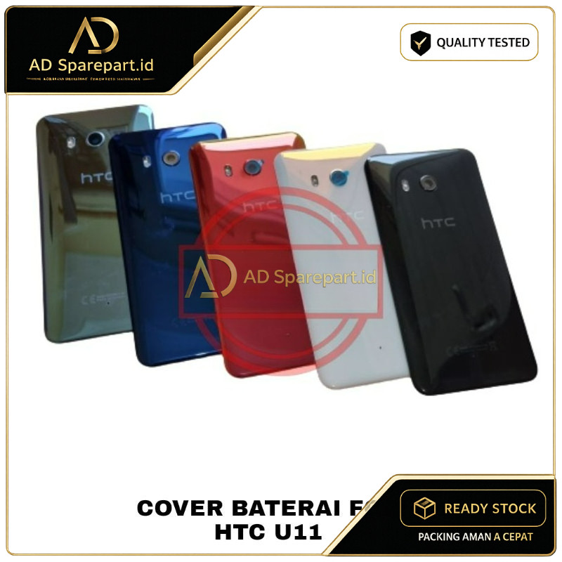 Tutup Belakang / Backdoor / Backcover / Back Casing / Cover Baterai Untuk HTC U11 Housing Sparepart 