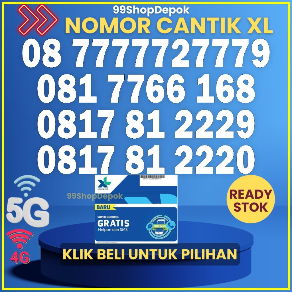 Kartu No Cantik XL kode 380.4 cpy - Nomor Cantik XL 4g 5g xl 10 digit