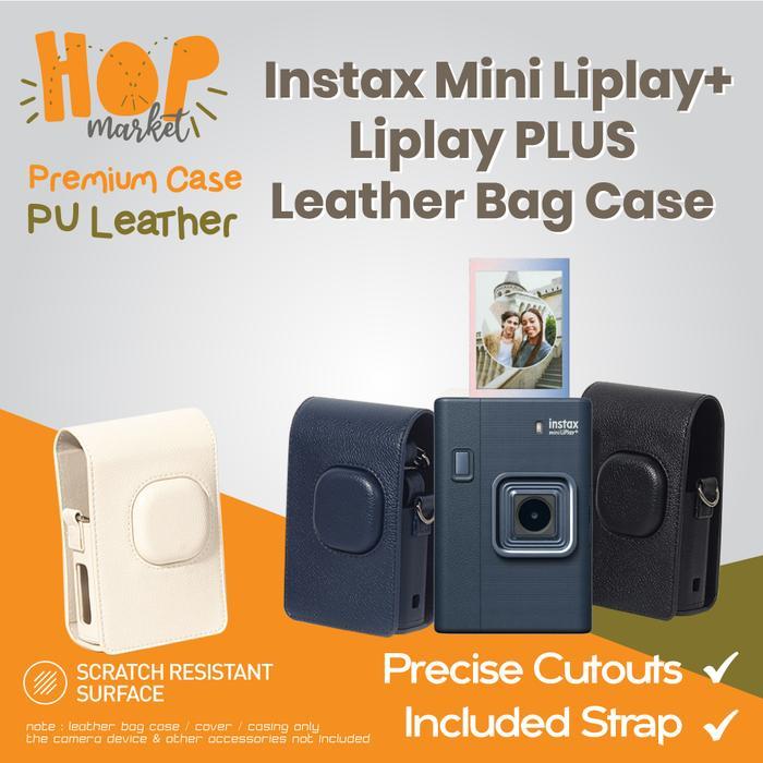 Leather Bag for Fujifilm Instax Liplay+ PLUS (Tas Case untuk Fuji Mini LiPlay PLUS VERSION PU Casing