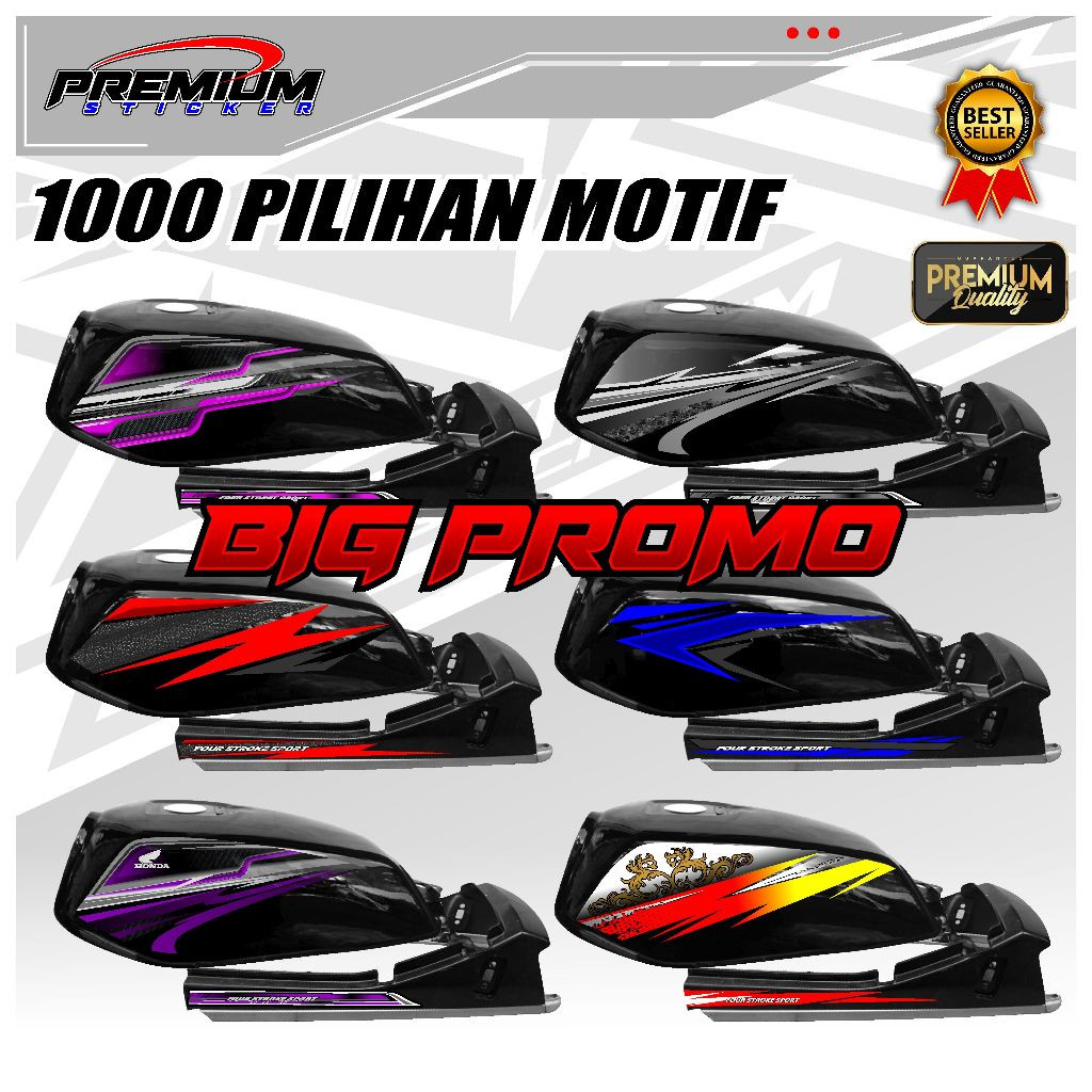 PROMO STIKER STRIPING GL MAX GL PRO/ GL NEO TECH GL PRO GL MAX/ VINYL WATERPOOF AKSESORIS MOTOR