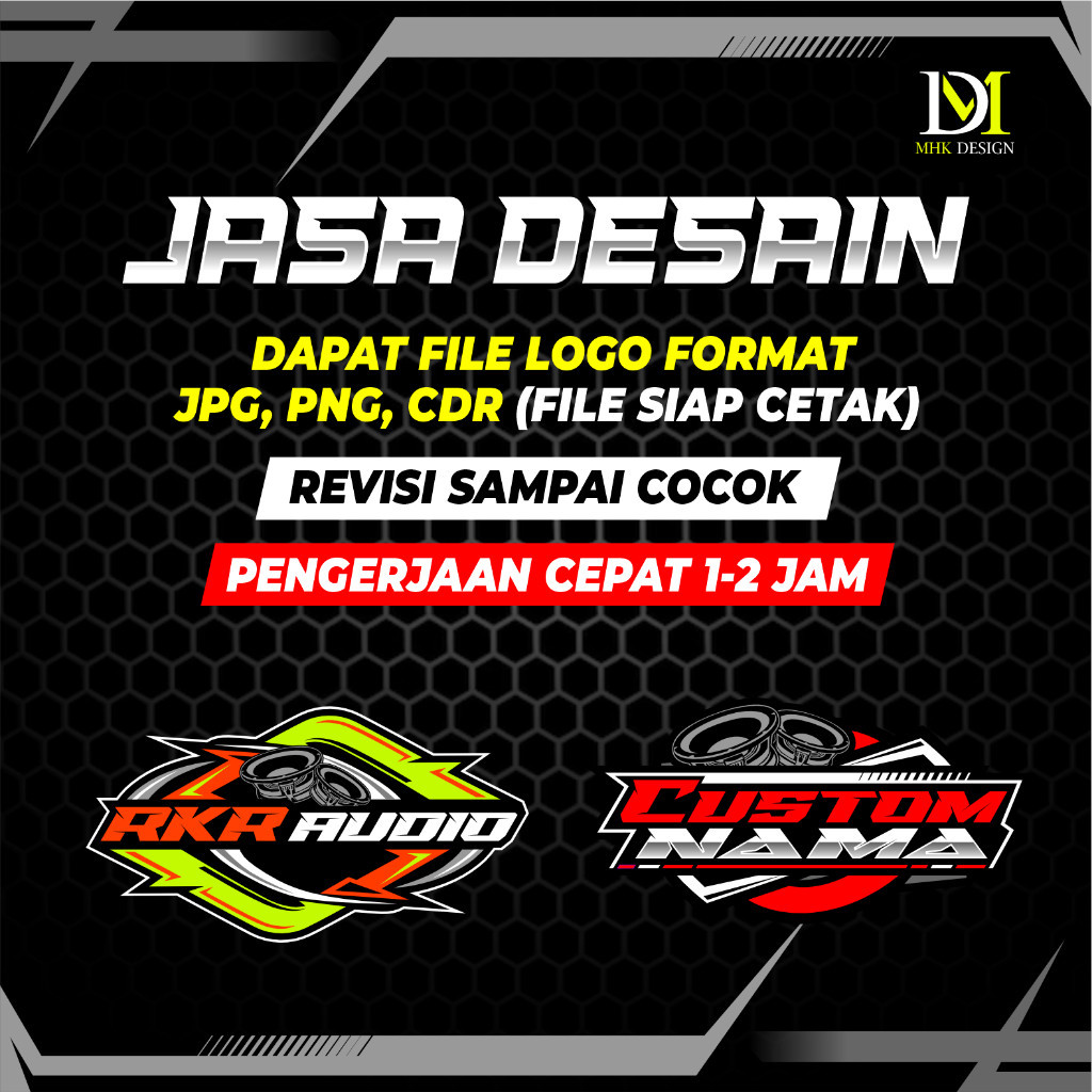 JASA DESAIN LOGO RACING,LOGO BENGKEL,DESAIN LOGO SOUND SISTEM,LOGO KOMUNITAS