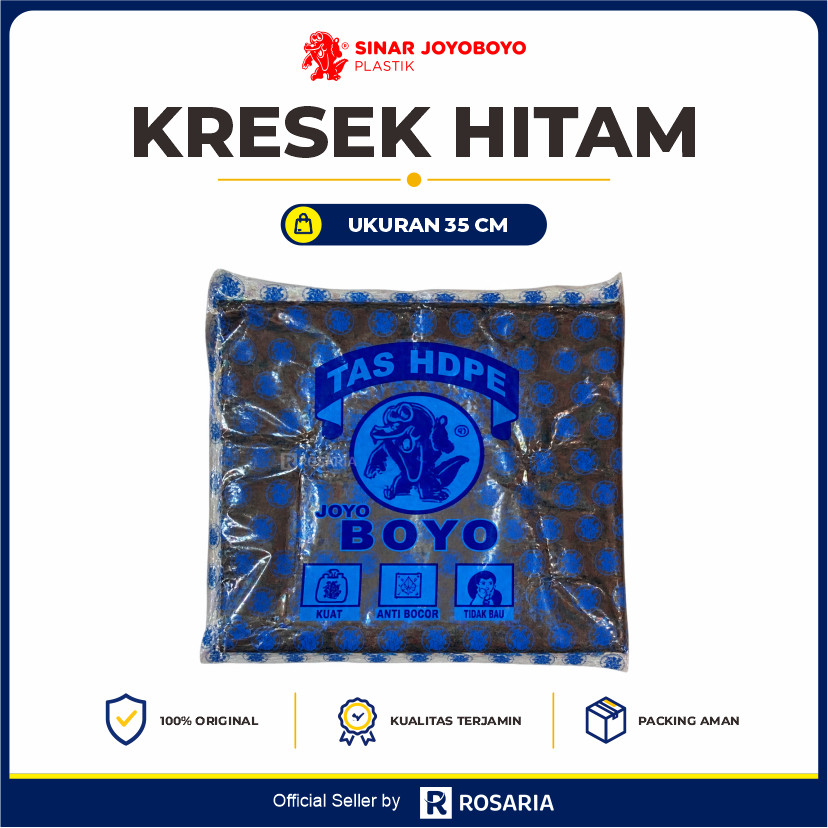 KRESEK UK. 35 HITAM JOYO BOYO Kantong Plastik Serbaguna Multifungsi