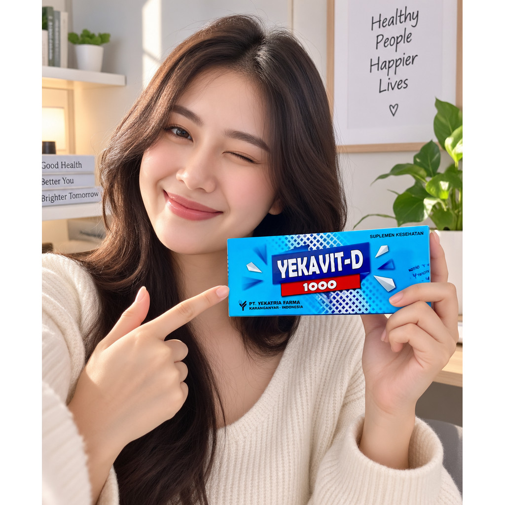 Vitamin D3 1000 iu YEKAVIT D3 1000 IU - Box 100 tablet ORI BPOM