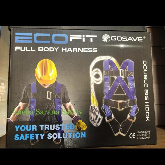Full Body Harness Double Hook Gosave Ecofit
