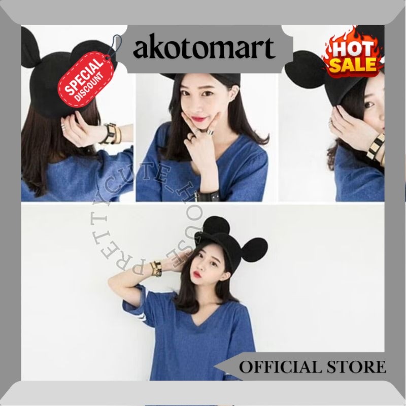 TOPI MICKEY MOUSE DISNEY / TOPI MIKI / TOPI SNAPBACK MICKEY MOUSE PCH