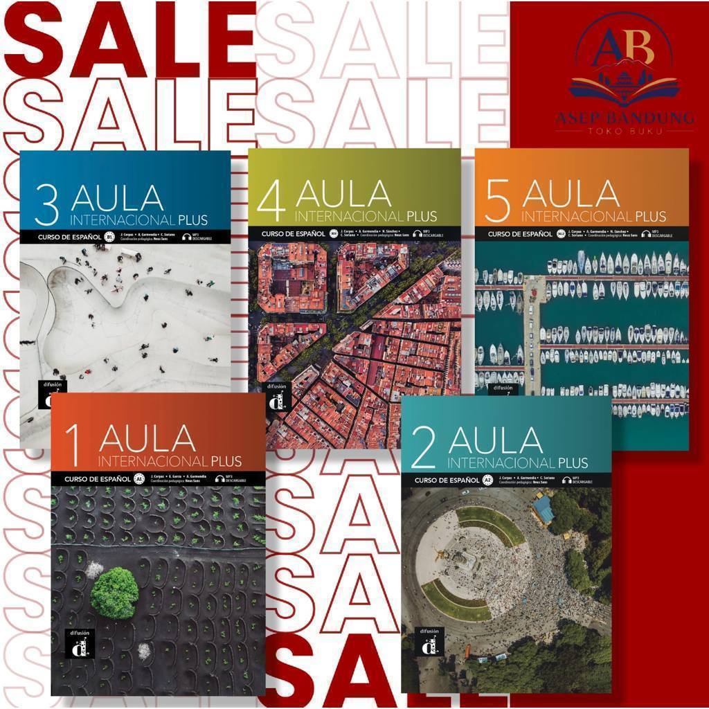 buku pelajaran bahasa spanyol Aula Internacional Plus 1-5
