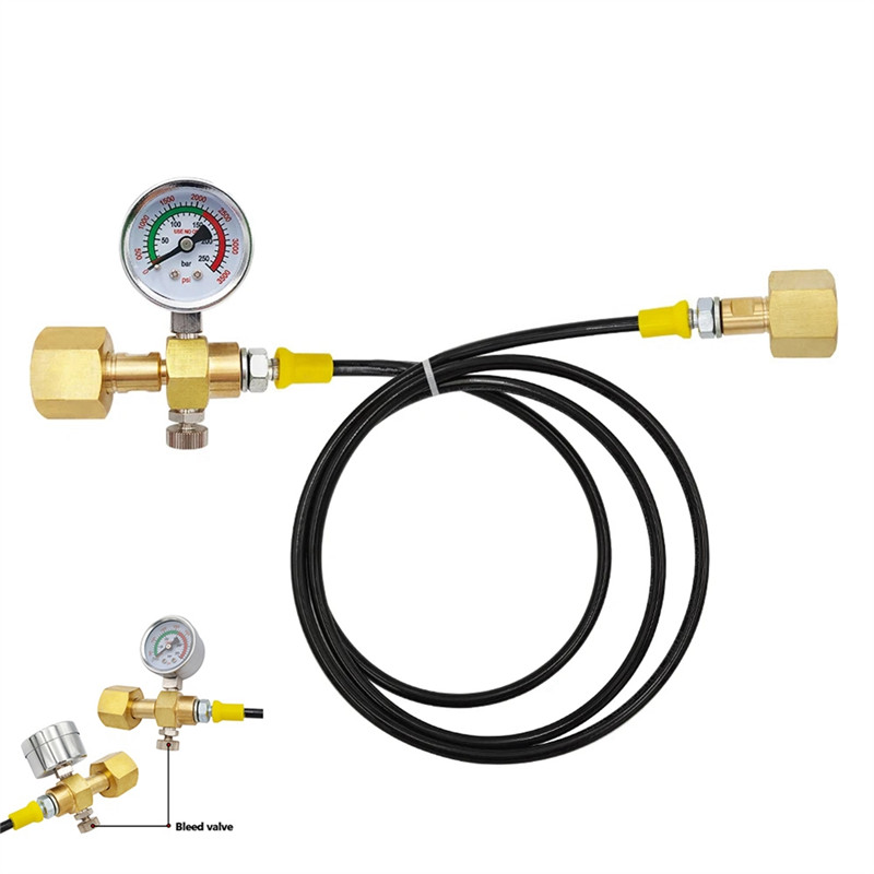 ABUH-High-Quality G3/4 Refilling And Charging Adapter For Nitrogen, Argon, And CO2, Fits 40L Bottles