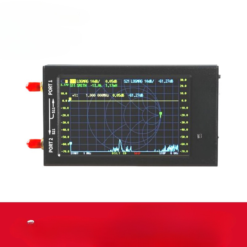 -F V3 1MHz-6GHz Portable Vector Network Analyzer VNA for MF/HF/VHF/UHF/SHF Antenna