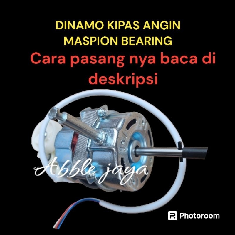 DINAMO KIPAS ANGIN MASPION DOUBLE  BALL BEARING 16 INC