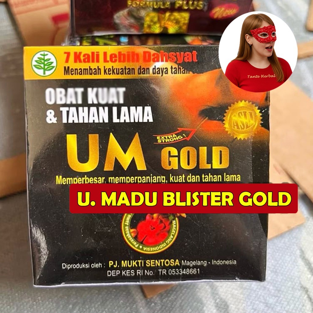 UM_ Gold Blister Um Gold Original Isi 10 Saset Box