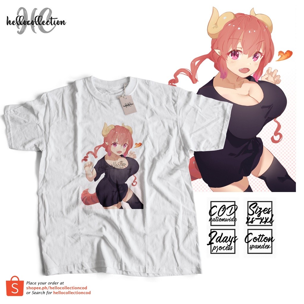 Kaos Baju Miss Kobayashi's Dragon Maid - Design 20 Anime Shirt Baju Anime c1