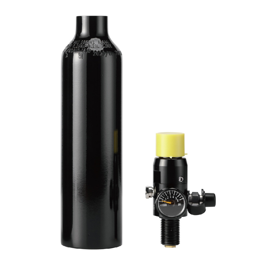 High Pressure hpa Air tank 13ci/0.21L aluminum bottle Soda Drink Gas Filling Cylinder CO2 Tank Dive 