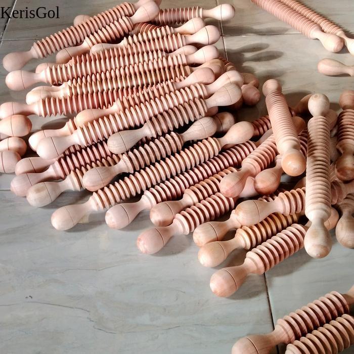 Rolling Pin Nastar Gulung / Adonan Nastar /Roll Kayu Nastar - Rol Nastar 20cm GL11