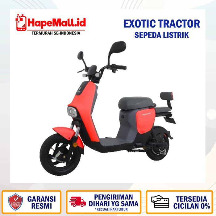 PROMO BIG SALE EXOTIC TRACTOR SEPEDA LISTRIK GARANSI RESMI TERMURAH - Merah
