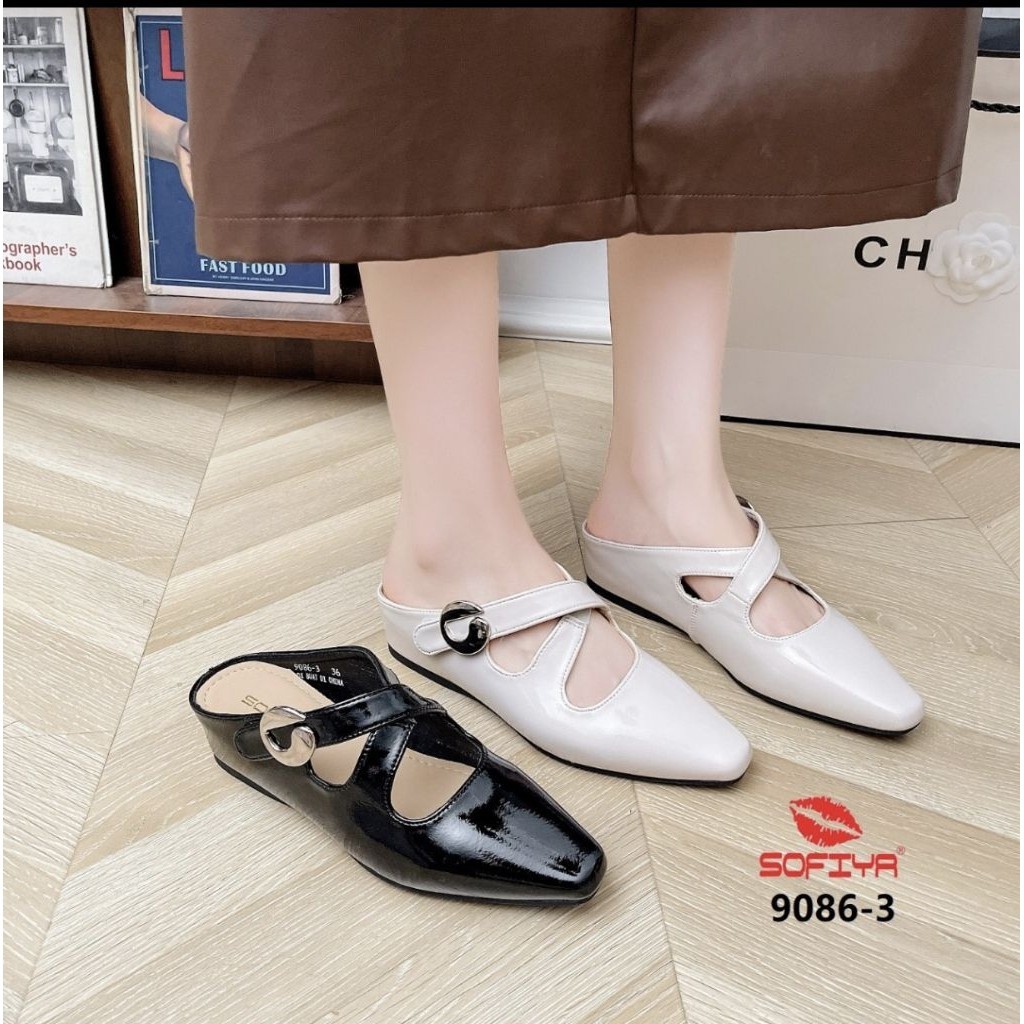 SOFIYA ORI 9086 3 SANDAL FLAT WANITA IMPORT / SANDAL BUSTONG WANITA IMPORT