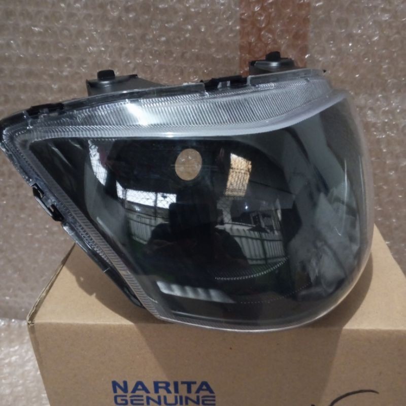 Reflektor Plus Mika Lampu Depan Mio J Mio GT Custom Hitam Smoke