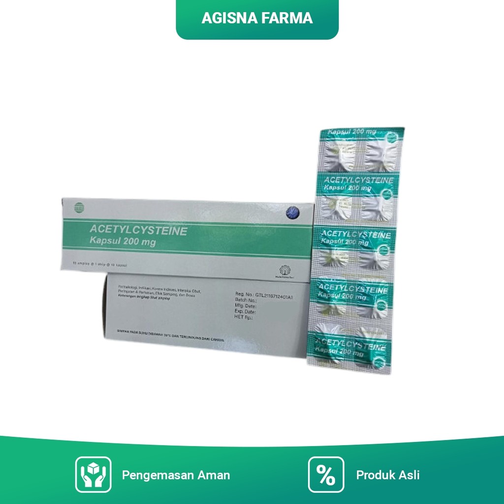 Acetylcysteine 200mg PT Mulia
