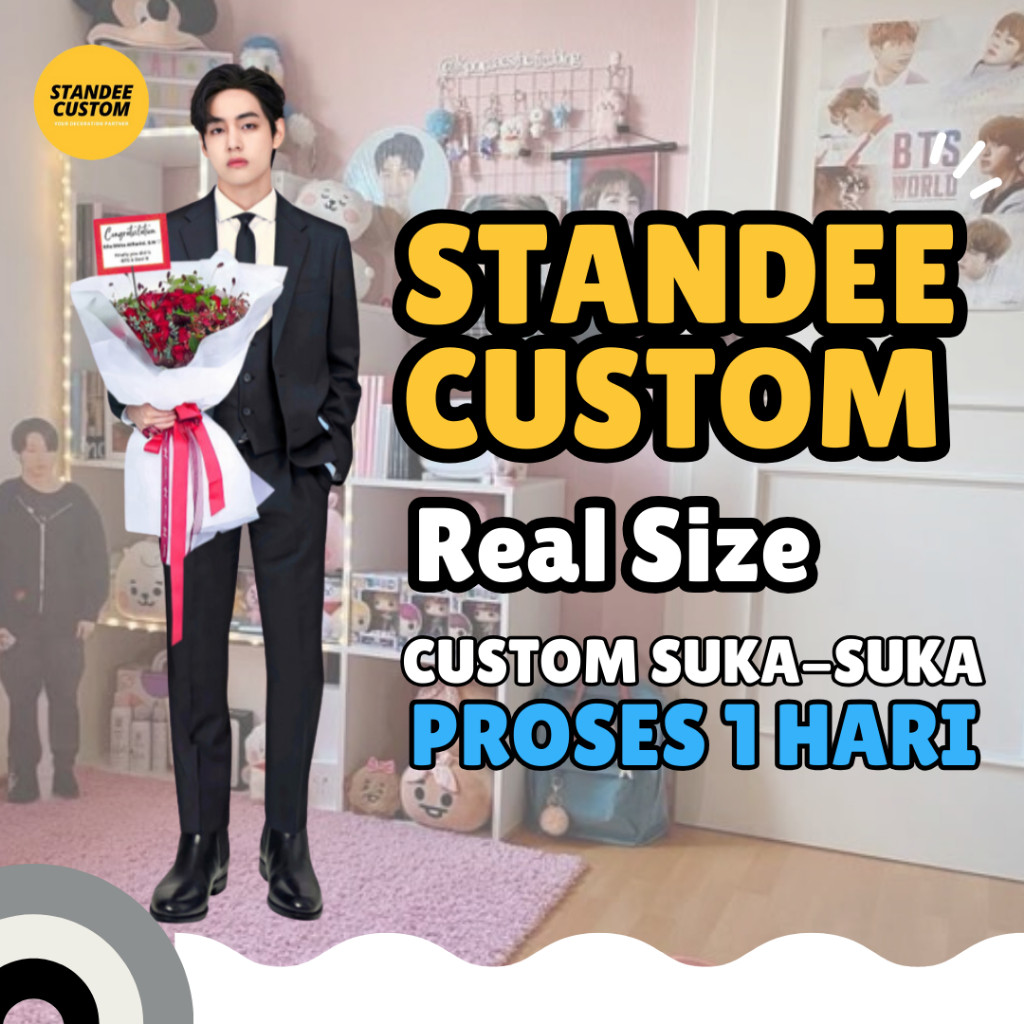 MENG OFC - Standee Custom Real Size / Human Stande Figure Besar / STANDEE KPOP
