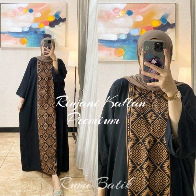 Fuji Dress Pesta Brukat Tille Premium Lebaran Gamis Pesta Mewah Bahan Maxmara Mix Brokat Timbul Kaft