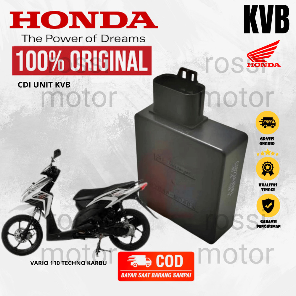 CDI UNIT VARIO 110 TECHNO KARBU (KVB) | SPAREPART ORIGINAL SUKU CADANG SEPEDA MOTOR