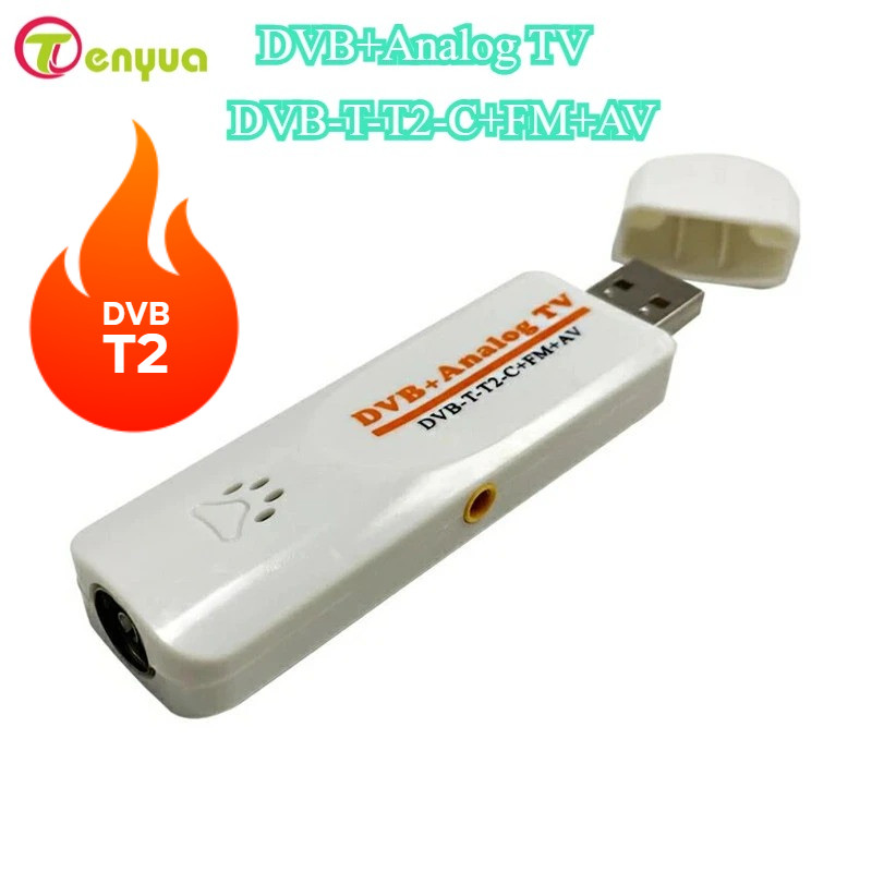 gital DVB t2 PVR Analog USB TV stick Tuner Dongle PAL/NTSC/SECAM with antenna Remote HDTV Receiver f
