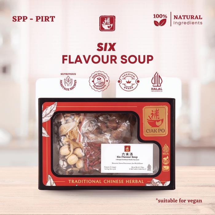 Ciakpo Tim Ayam Obat Six Flavour Soup (Liu Wei Tang)
