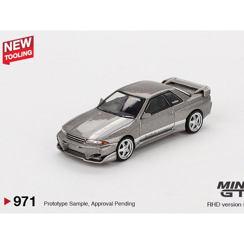 Mini GT Nissan Skyline GT-R (R32) Veilside Combat C-I Veilside Combat Grey #971 Diecast