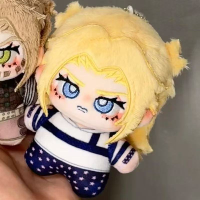 10CM Anime JoJo's Bizarre Adventure Jolyne Cujoh Kakyoin Tenmei Plush Keyain Pent Cotton Plushie Kid