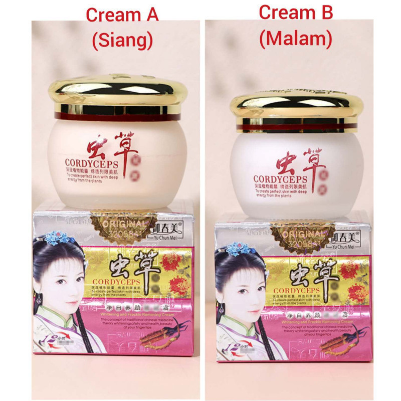 Cream Wajah Cordy Malam Siang Sabun Wajah Cream Cordyceps Cream Wajah Herbal Import - I destinee.id