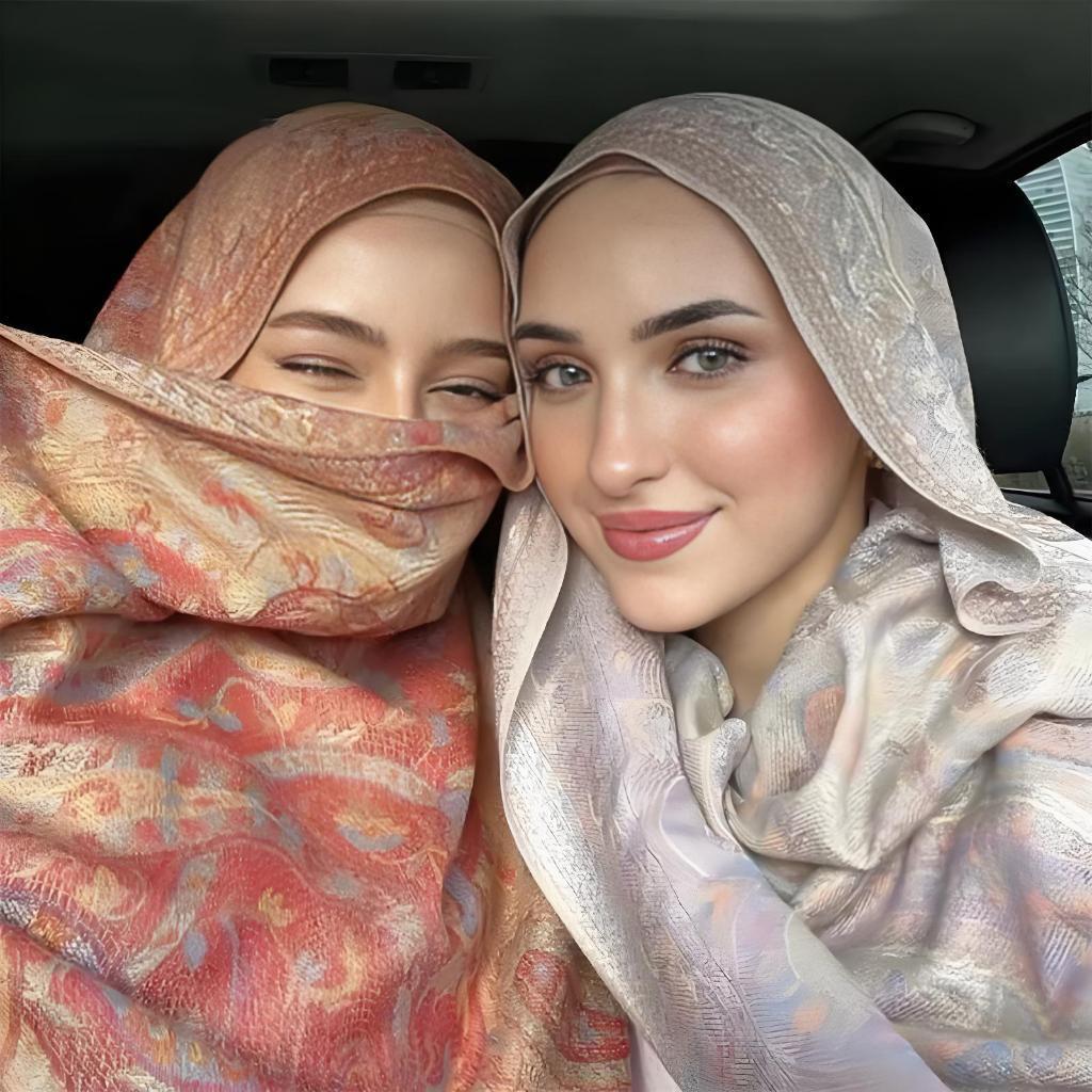LADY HIJAB Pashmina Cashmere Turkey | Pashmina Kasmir | Pashmina Turki 2 Sisi Premium | Pashmina Cas