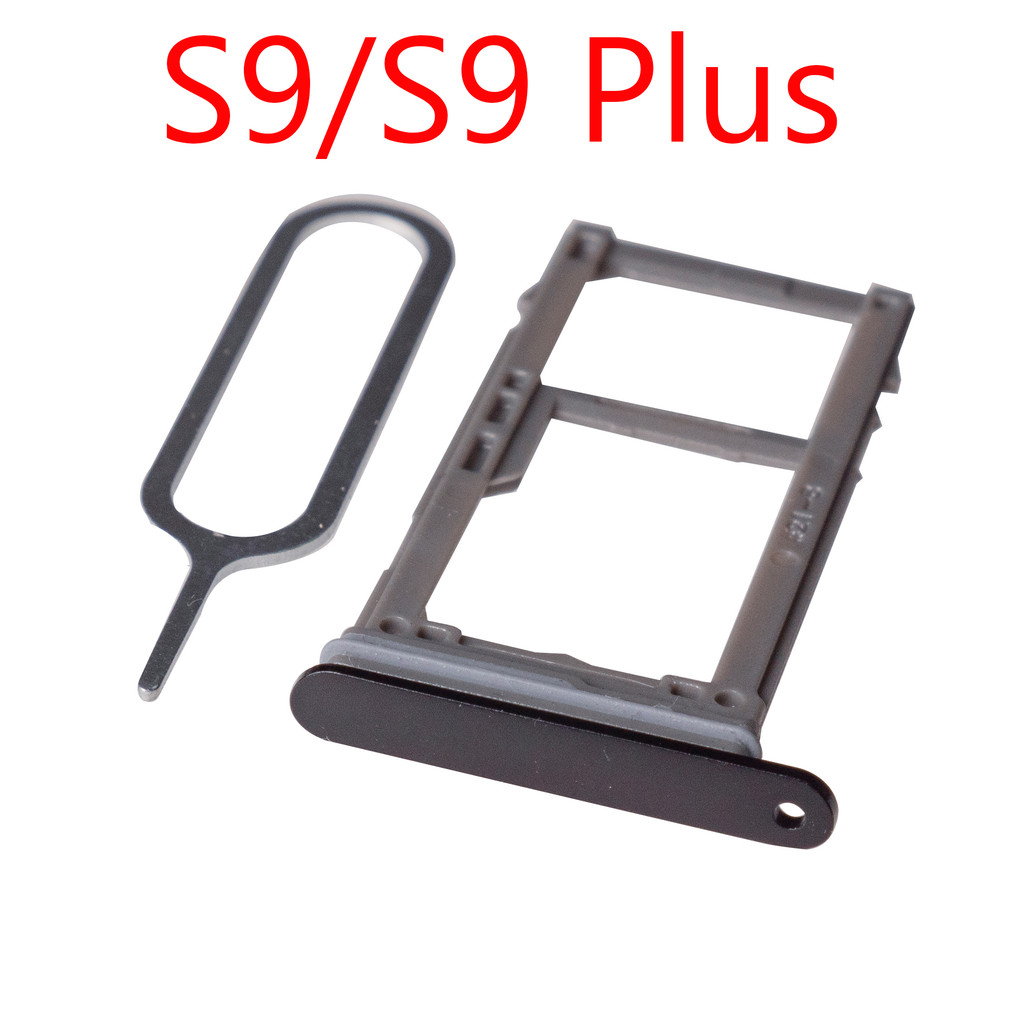 1pcs NEW For Samsung Galaxy S9 G960/ S9 Plus G965 Dual Sim Card / Single Sim Card + Micro SD Holder 