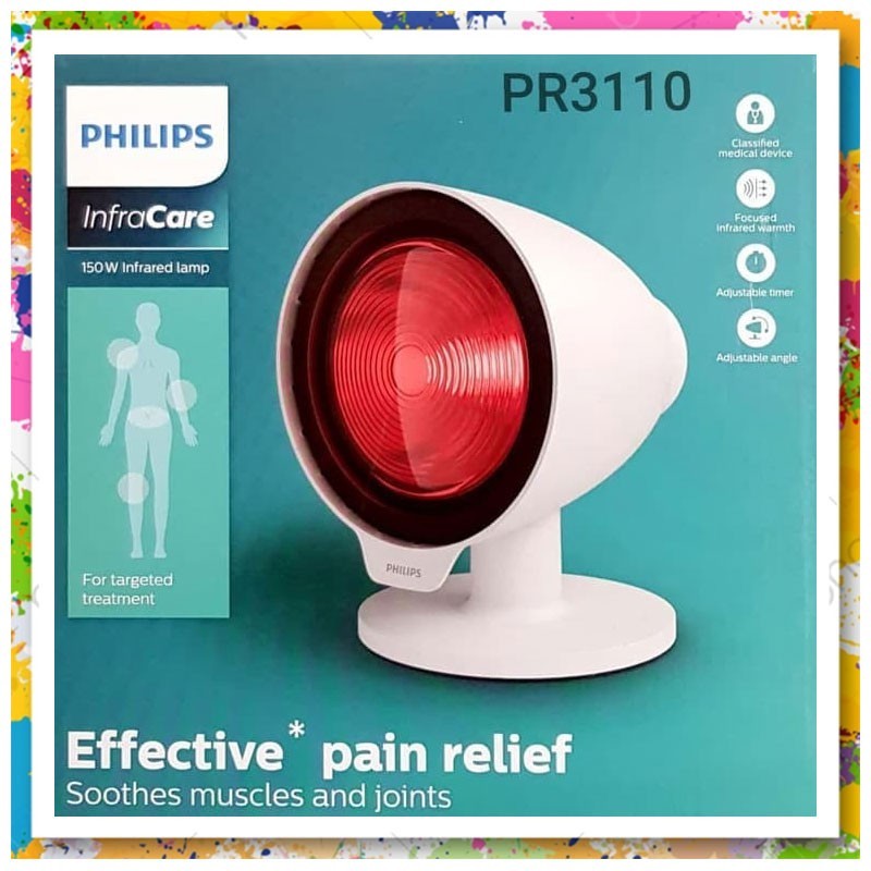 Philips Infracare - Infraphil Lampu Infrared PR3110 | Alat Fisioterapi