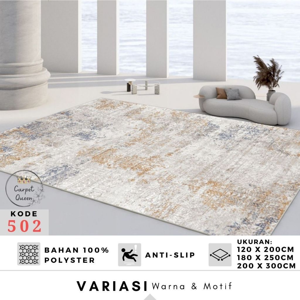 Karpet Lantai Premium Import Eropa Anti Slip