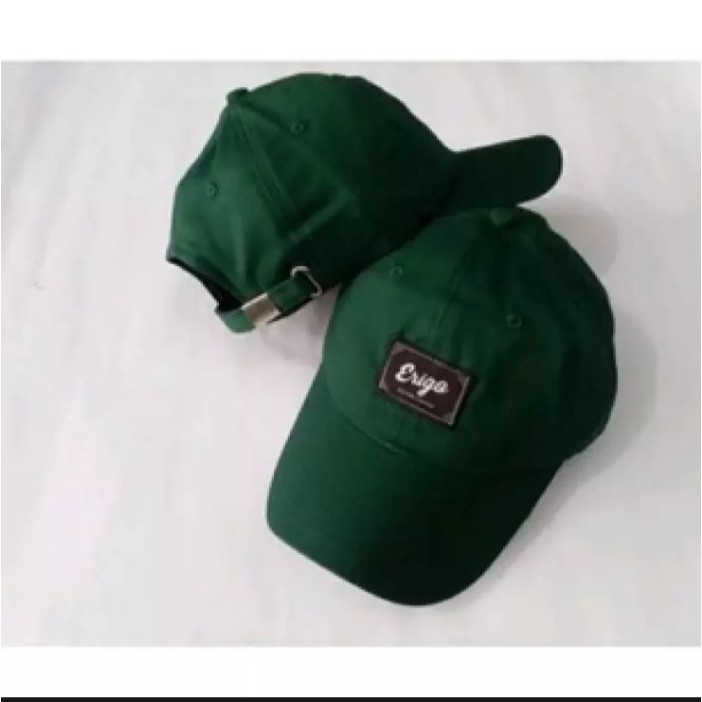 Topi Erigo Terbaru 2021 TOPI PRIA BASEBALL ERIGO HITAM - TOPI BASEBALL ERIGO BAHAN RAPPEL / PRIA WAN