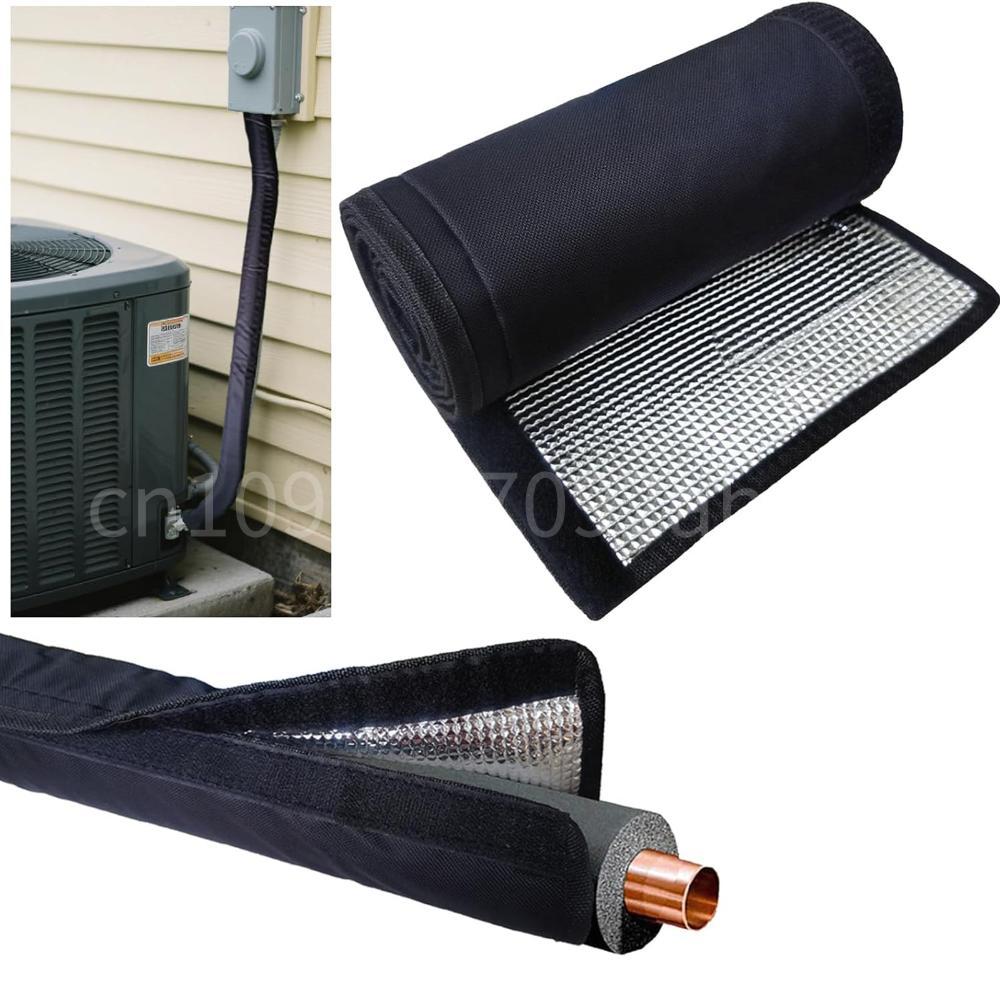 3-Layer AC Line Insulation Protector Reusable Outdoor Pipe Insulation Cover Copper Duct Insulation S
