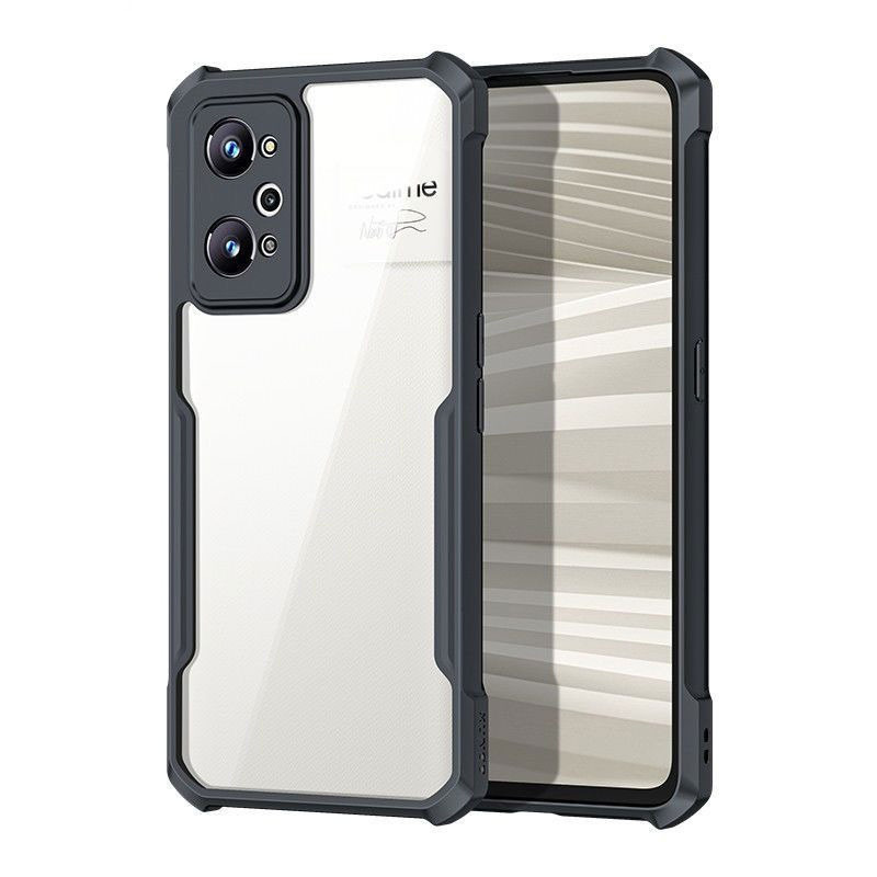 CASE REALME GT 2 PRO CASE TRANSPARAN CLEAR FUSION ANTI SHOCKPROOF BLACK