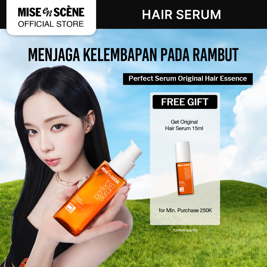mise scene Perfect Serum Rambut 80ml Perawatan Rambut Rusak dan Kering dengan Minyak Argan Perfect S