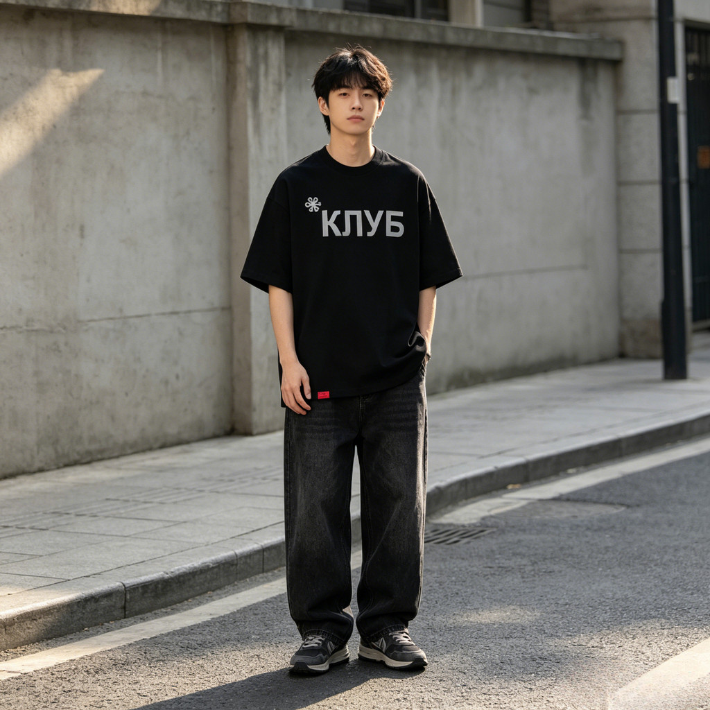 Lads & Club  FW24 Club Moscow Black Tees
